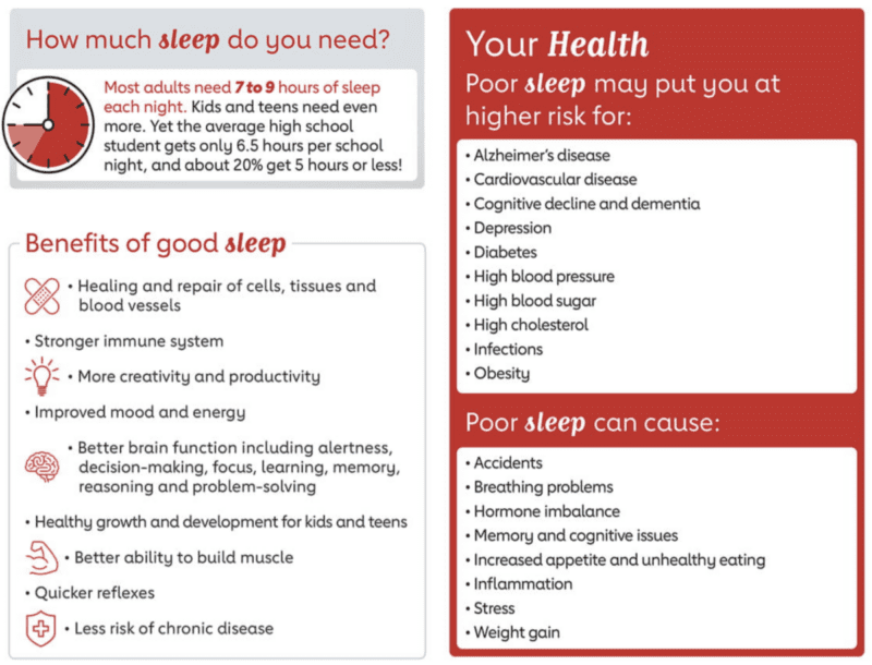 The Importance of Getting Enough Sleep (Infographic) - Sleep City