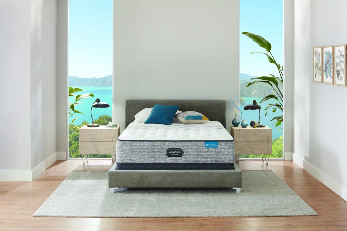 Simmons Beautyrest Harmony Lux Carbon Series Plush Mattress Room