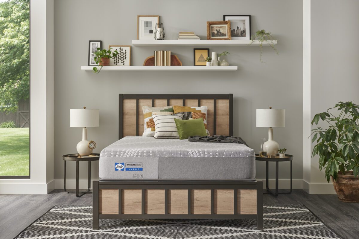 Sealy Posturepedic Hybrid Lacey Firm Mattress Room