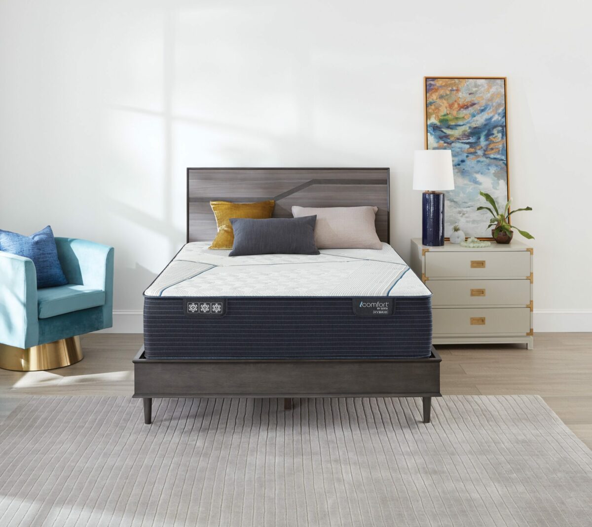 Serta iComfort CF3000 Quilted Hybrid Plush Mattress Room