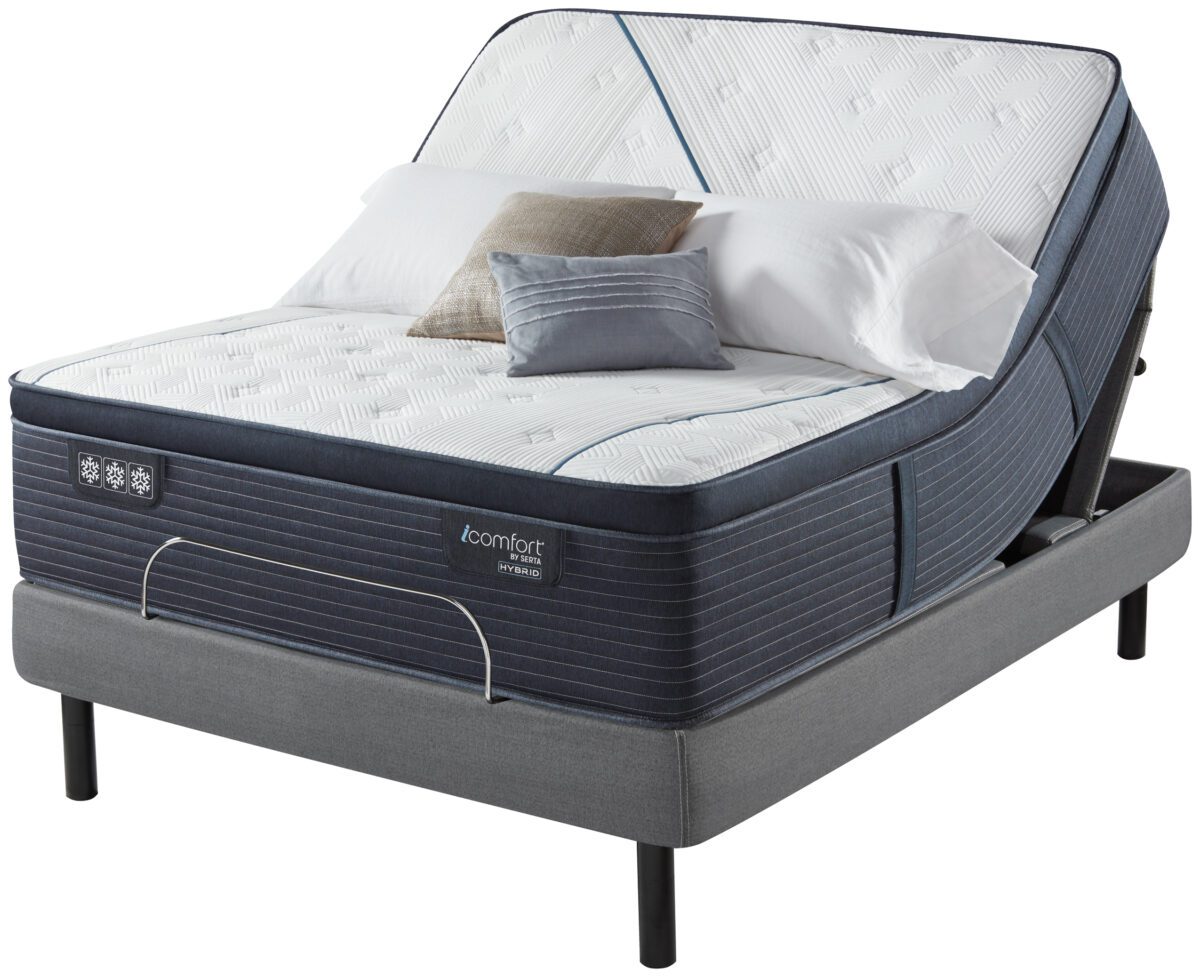 Serta iComfort CF4000 Quilted Hybrid Medium Pillowtop Mattress Adjustable