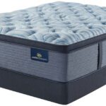Serta Perfect Sleeper Luminous Sleep Medium Pillowtop Mattress Set Front Corner