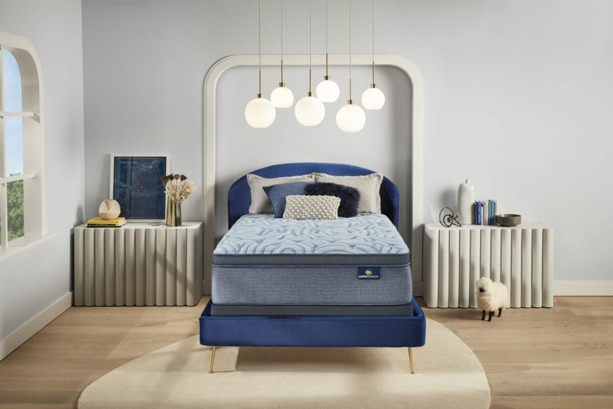 Serta Perfect Sleeper Luminous Sleep Plush Pillowtop Mattress Room