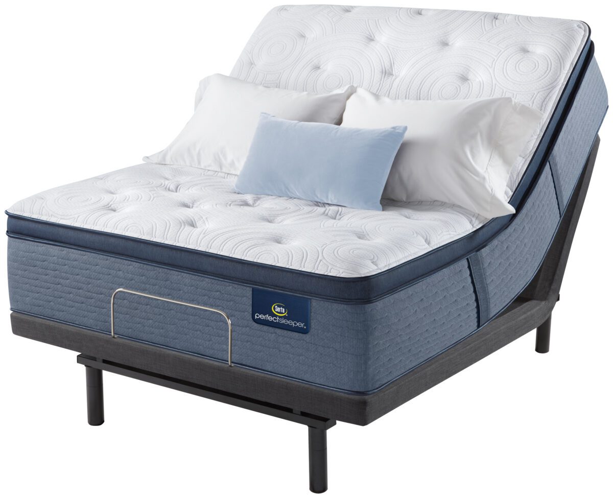 Serta Perfect Sleeper Renewed Night Firm Pillowtop Mattress Adjustable