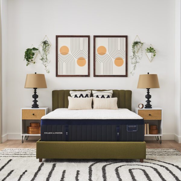 Stearns & Foster Lux Estate Hybrid Pollock Luxury Cushion Firm Mattress Room