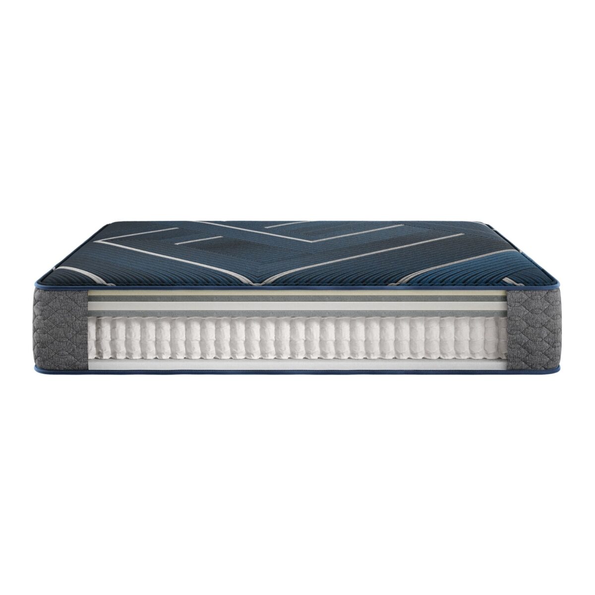 Simmons Beautyrest World Class Hybrid Level Four Plush Mattress Cutaway