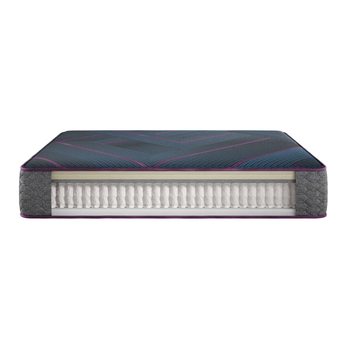 Simmons Beautyrest World Class Hybrid Level Three Plush Mattress Cutaway