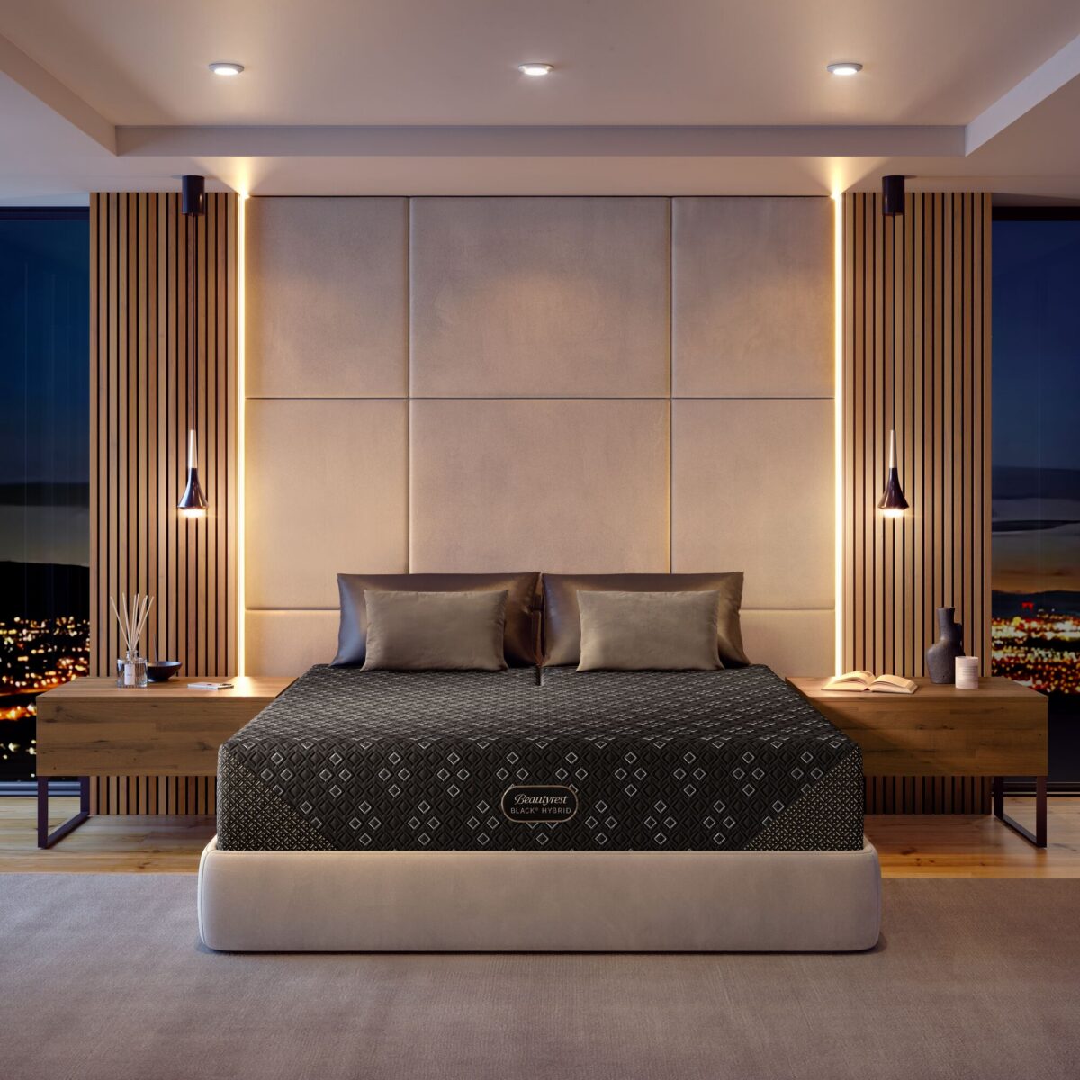 Simmons Beautyrest Black Hybrid XCS Series Three Medium Mattress