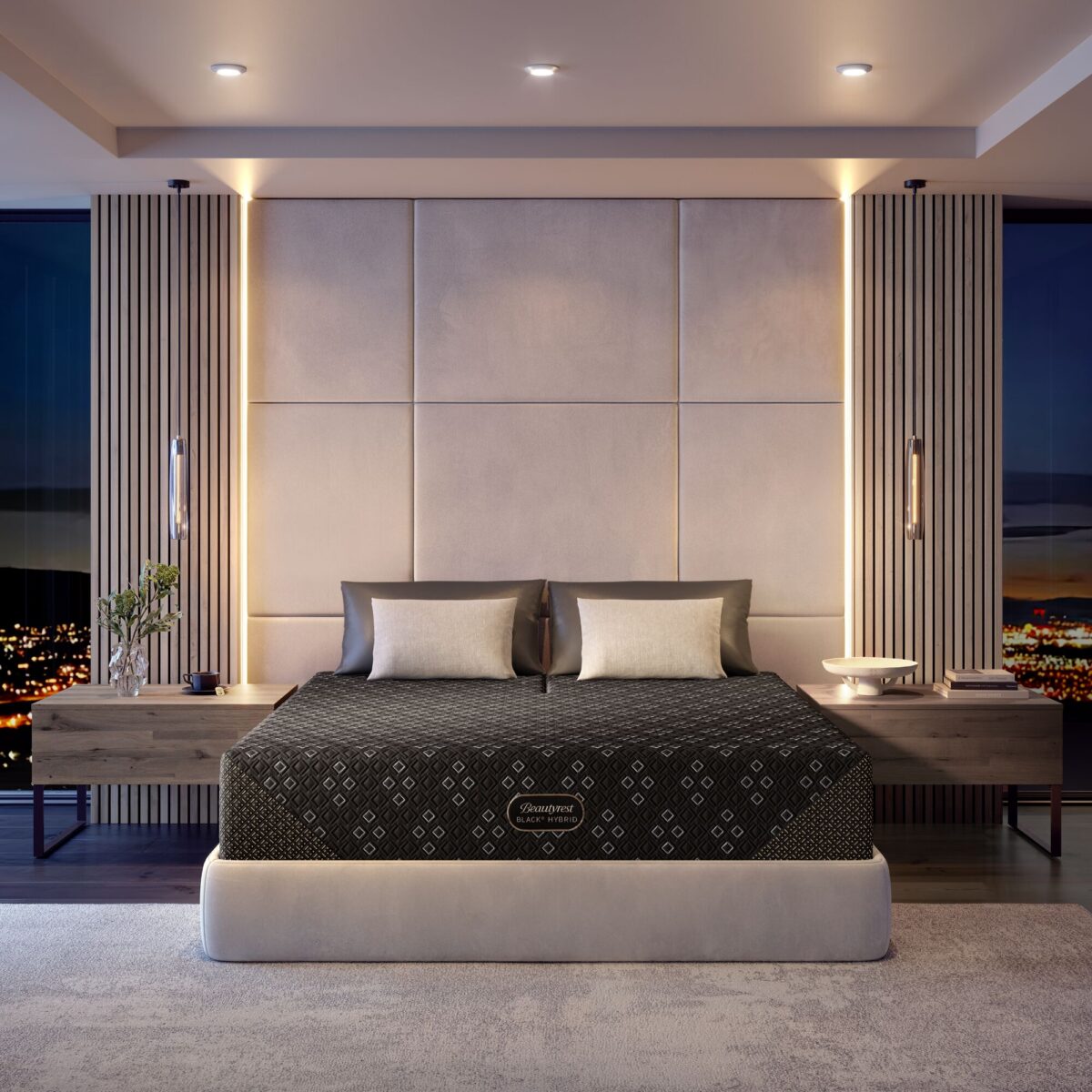 Simmons Beautyrest Black Hybrid XCS Series Three Medium Mattress Plush